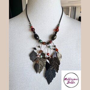 Tribal Leaf Styled Necklace